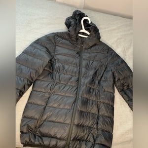 Simons puffer black jacket
